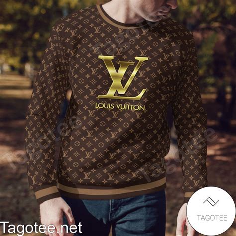 brown lv sweater